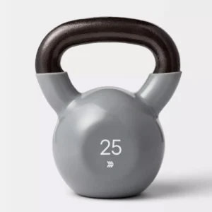 Kettlebell 25lb Gray – All In Motion